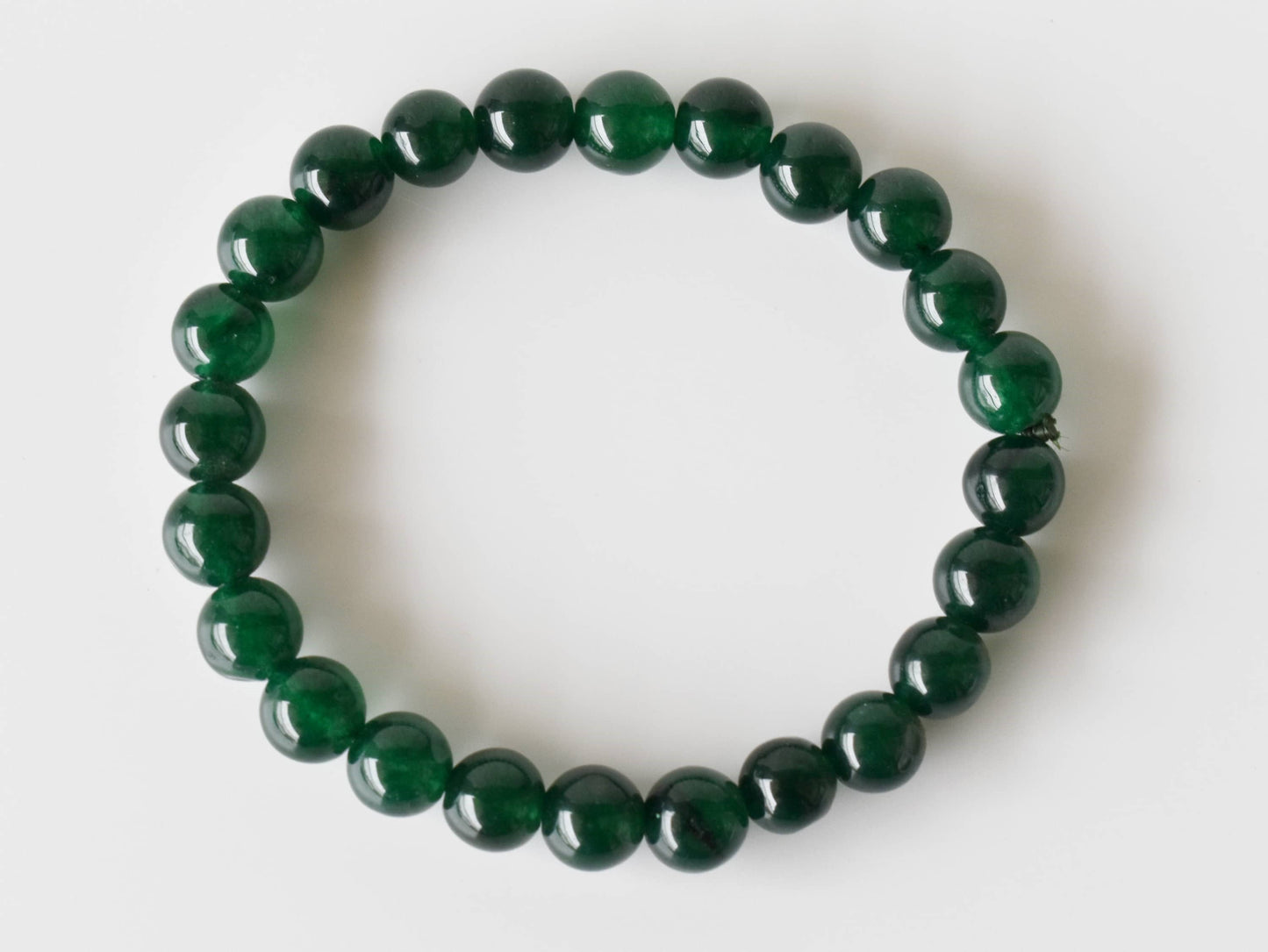 Soothing Crystals - Green Jade Bracelet (Wisdom and Balance)