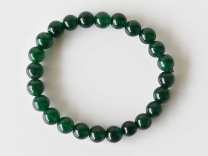 Soothing Crystals - Green Jade Bracelet (Wisdom and Balance)