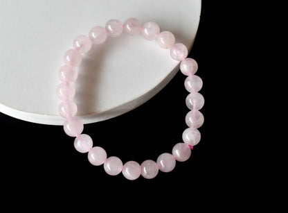 Soothing Crystals - Rose Quartz Bracelet (Self-Love and Concentration)