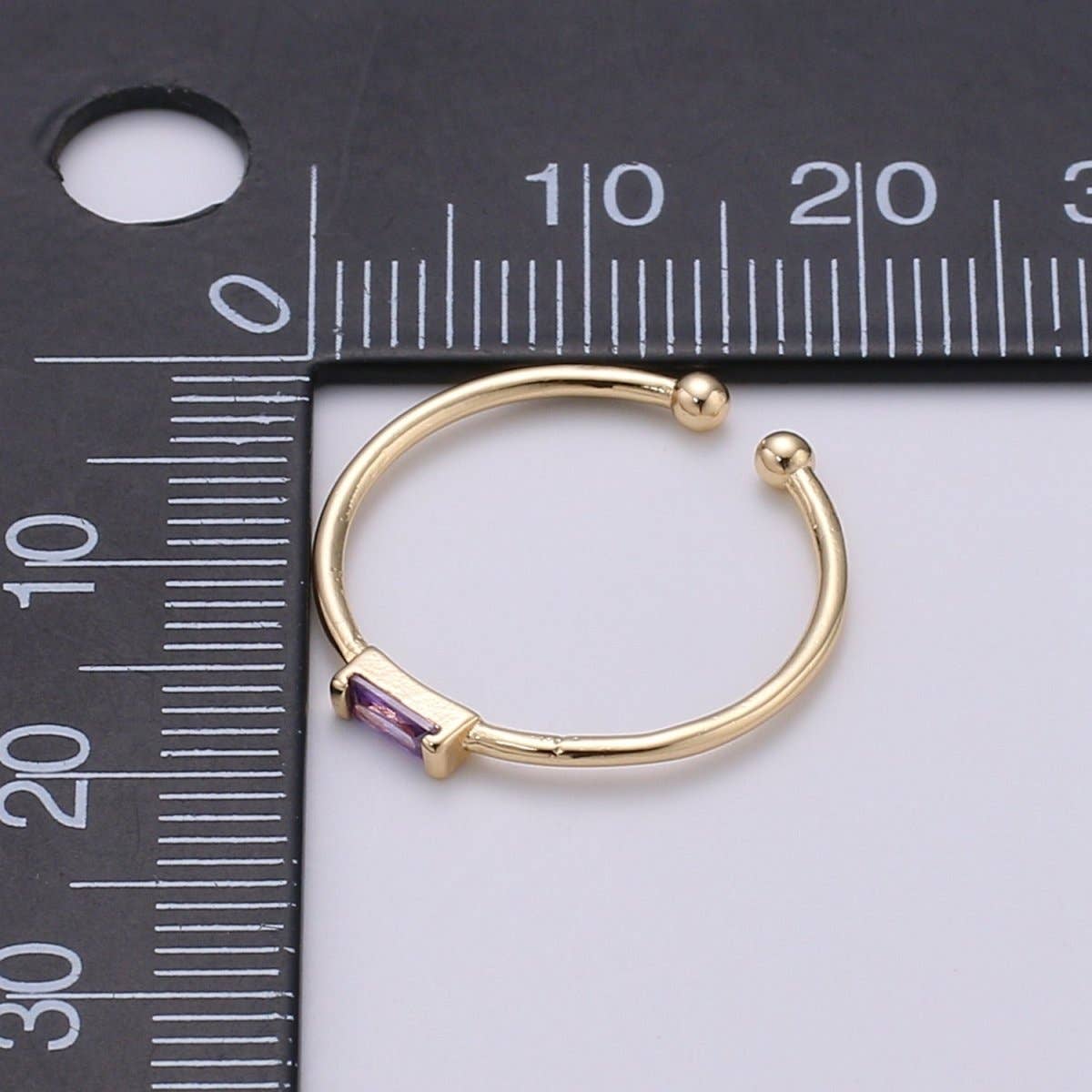 Aim Eternal - Minimalist Birthstone Ring • Cz Ring in Gold • Dainty Birthstone Ring • Stacking Ring • Valentine Gifts for Mom Wife Friend  R-216 R-218 R-219 R-220 R-223
