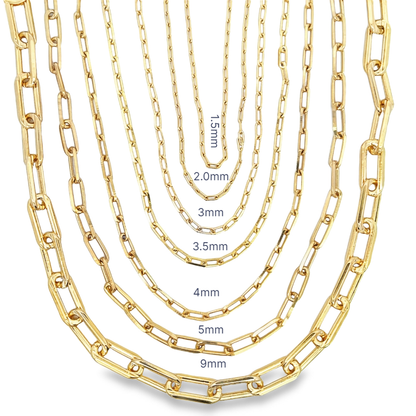 MIA Jewelry - Paperclip Chain (F164/F174/F175/F177/F178/F180/F181/F184/F185/F186/F192)