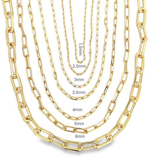 MIA Jewelry - Paperclip Chain (F164/F174/F175/F177/F178/F180/F181/F184/F185/F186/F192)