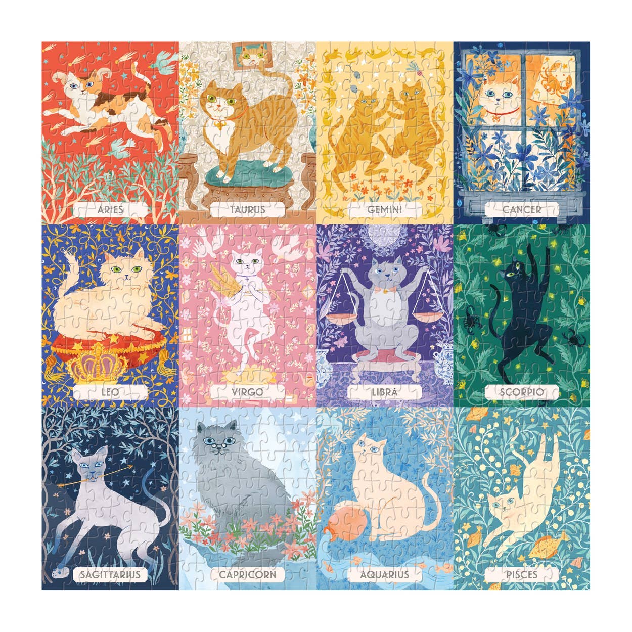 Chronicle Books - Cat Zodiac 500 Piece Puzzle