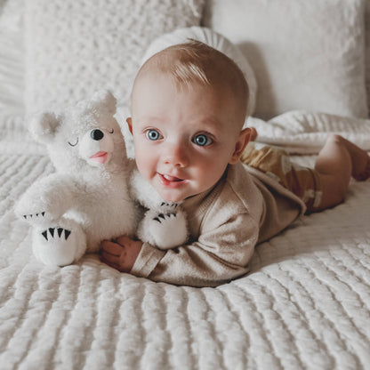 Lucy Darling - Little Bear Snowy Baby Stuffed Animal