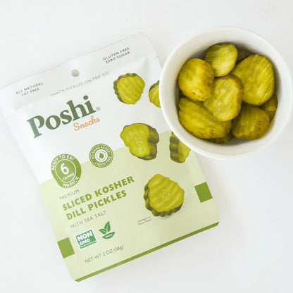 POSHI - POSHI - Sliced Kosher Dill Pickles 2 oz