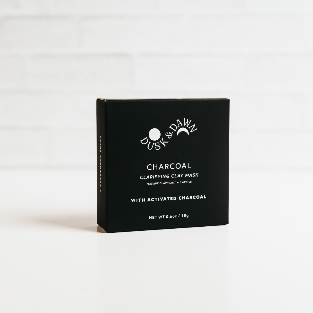 Giften Market - Charcoal Clarifying Clay Mask - 1 Treatment Pouch - Skincare