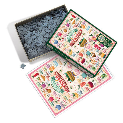 Outset Games and Cobble Hill Puzzles - Merry Mocktails 1000pc puzzle