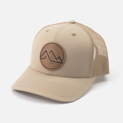 Range Leather Co. - Range Mountain Hat | Leather Patch Trucker Hat