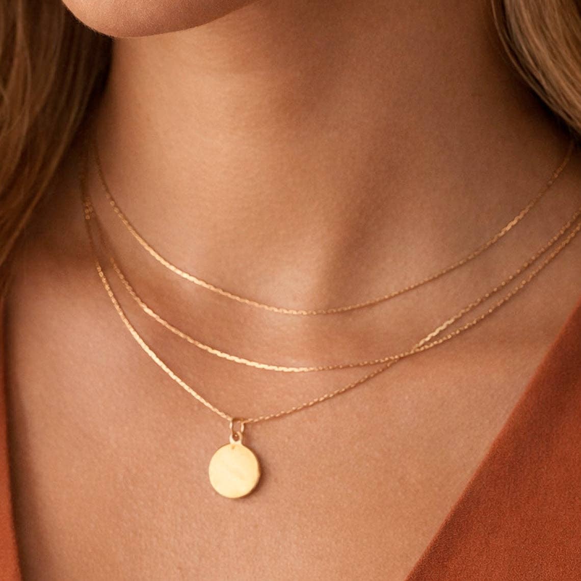 MA201 Mia Accessories - 18K Gold Plated Waterproof Stainless Steel Chain Necklace - 6931