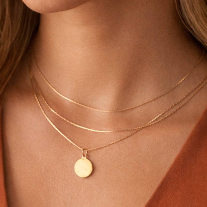 MA201 Mia Accessories - 18K Gold Plated Waterproof Stainless Steel Chain Necklace - 6931