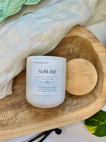 Rayne Refillery - The Granite Vessel -  Coconut Soy Wax Candle