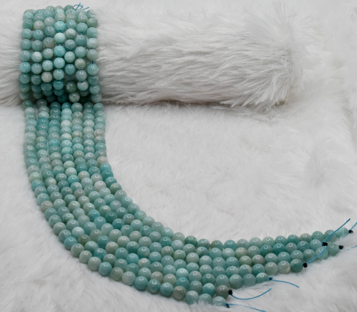 Soothing Crystals - Amazonite Round Beads, 4mm,6mm, 8mm,10mm Project For Beads