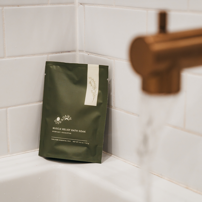Giften Market - Muscle Relief Bath Soak Pouch - Epsom Salt + Eucalyptus Oil