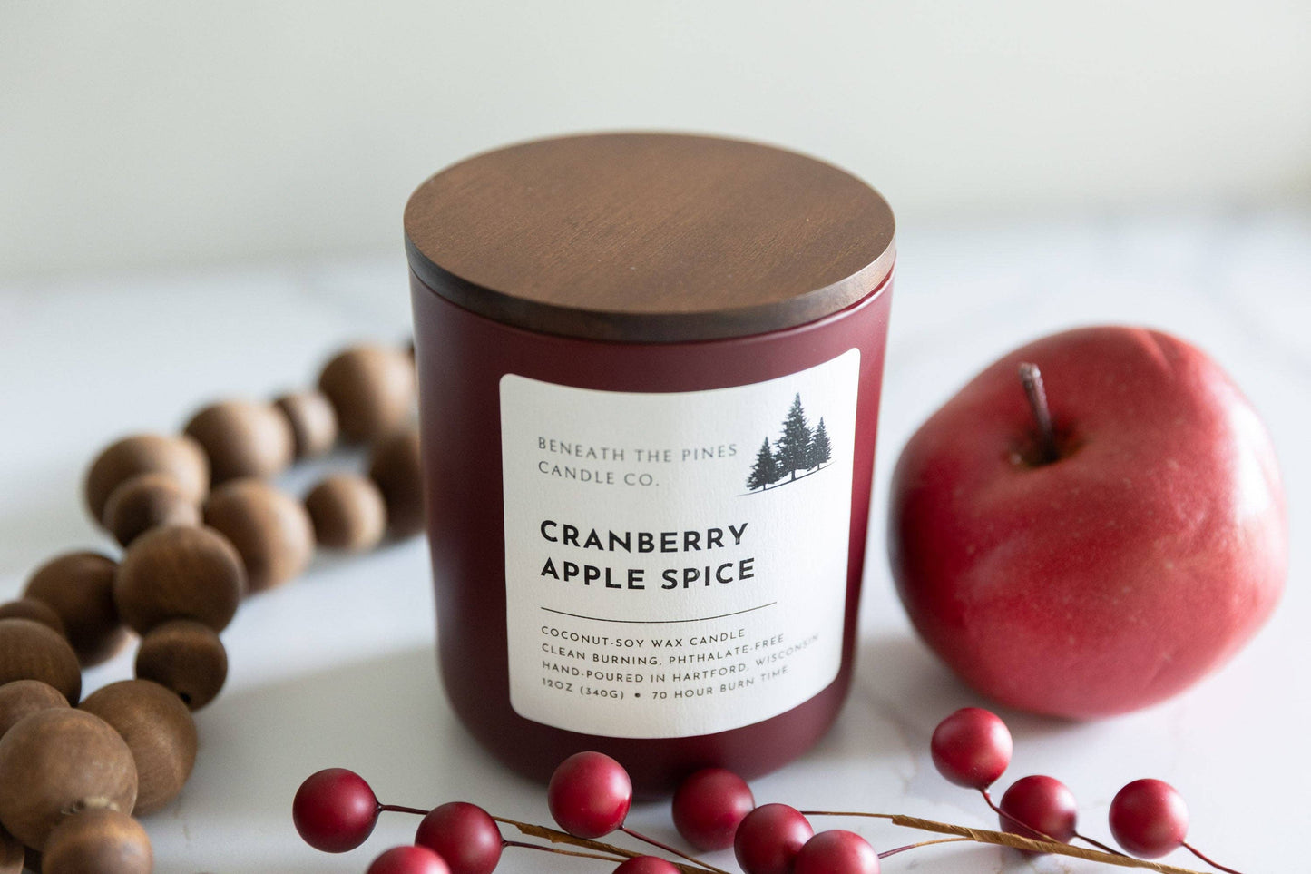 Beneath The Pines Candle Co. - Christmas Cabin - Coconut-Soy Candle