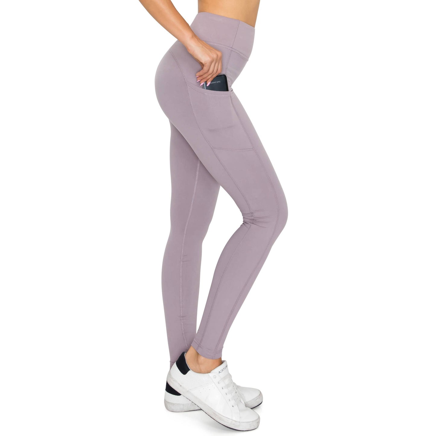 Leggings Depot -  High Waist Activewear Leggings - Side Pockets