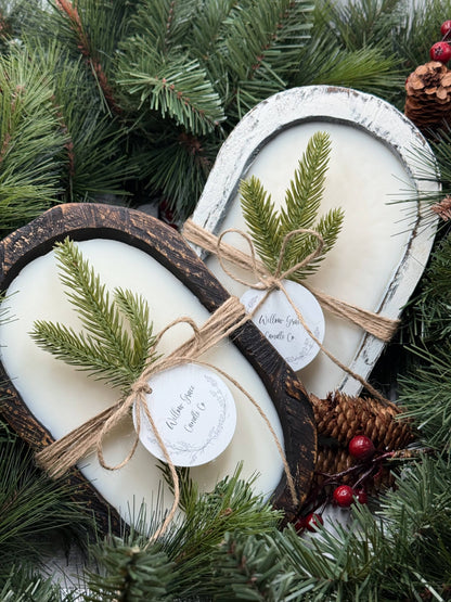 WGC107 Willow Grace Candle Co - *Holiday* Petite Dough Candle