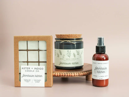Aster + Indigo Candle Co. - Farmhouse Kitchen | Soy Candle