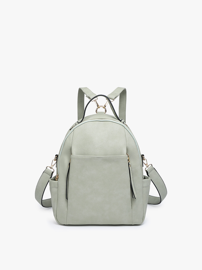 Jen & Co. - BP2280 Lillia Convertible Backpack w/ Long Strap