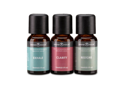 SERENE HOUSE - Healing Set - 100% Natural Essential Oil 15ml Gift Set
