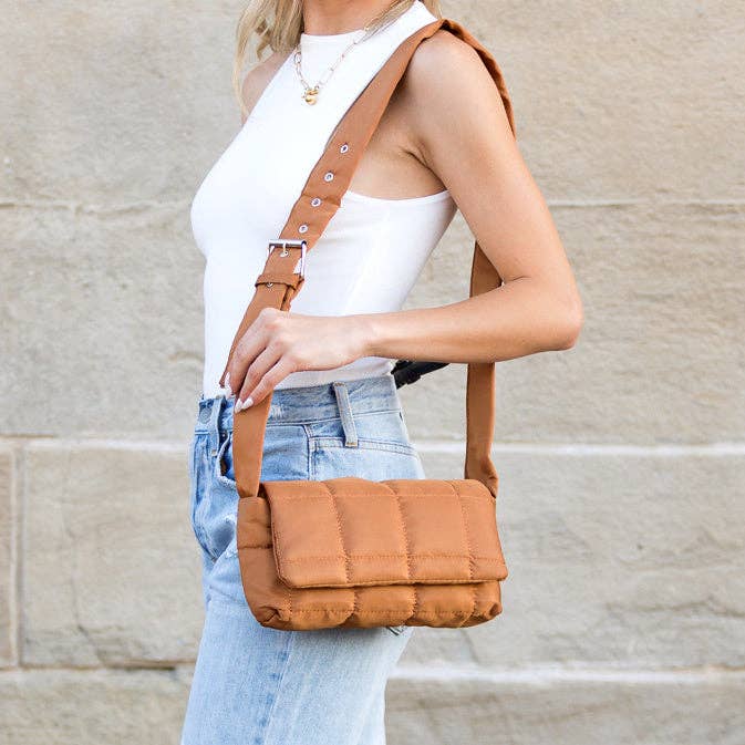 Aili's Corner - Selma Foldover Puffer Crossbody