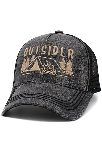 Hana - OUTSIDER Mesh Back Vintage Baseball Cap