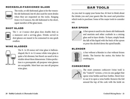 Simon & Schuster - Bubbly Cocktail Cards A–Z by Adams Media