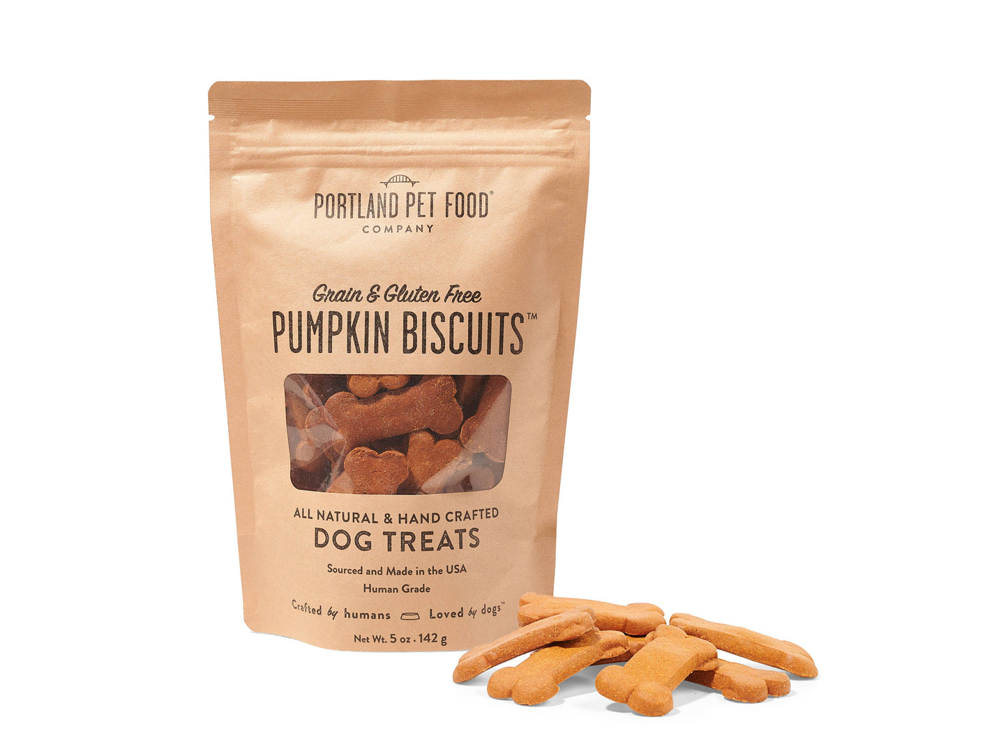 Portland Pet Food Company - Grain and Gluten Free Pumpkin Dog Biscuits