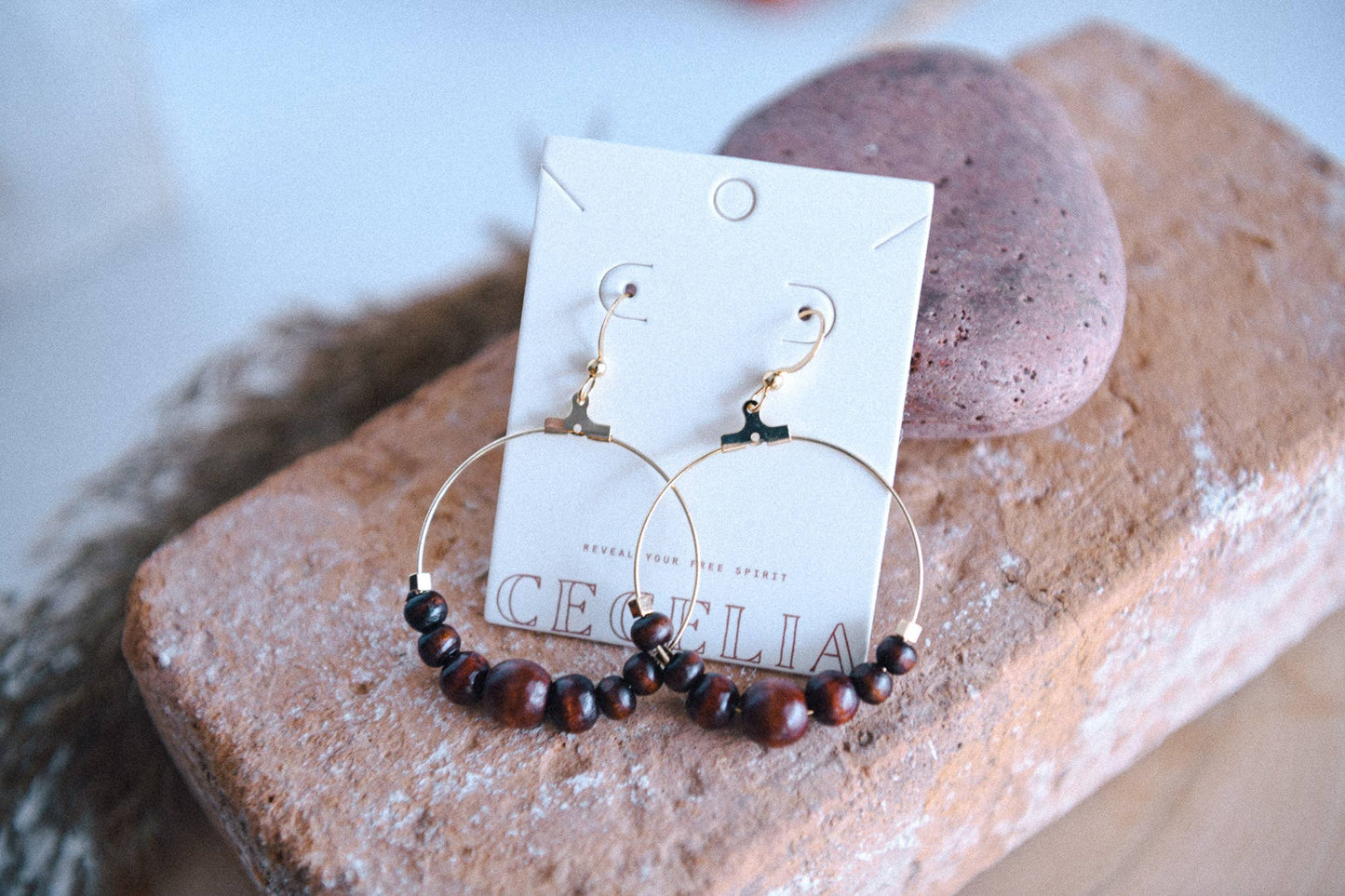 Cecelia Designs Jewelry - Lightweight Boho Hoop Earrings