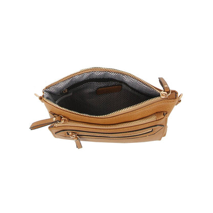 Handbag Factory Corp - Small retangular front zipper guitar strap crossbody