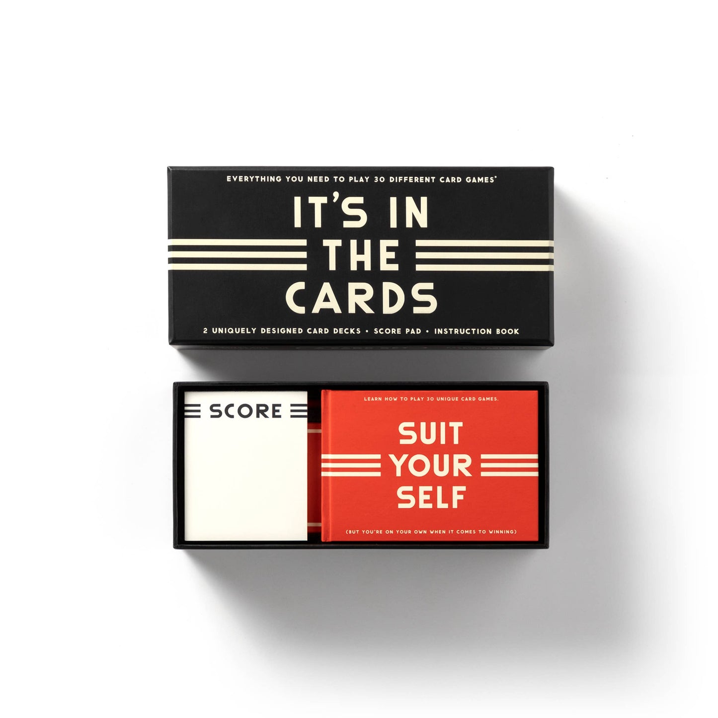 Chronicle Books - Brass Monkey It's In The Cards Playing Card Game Set