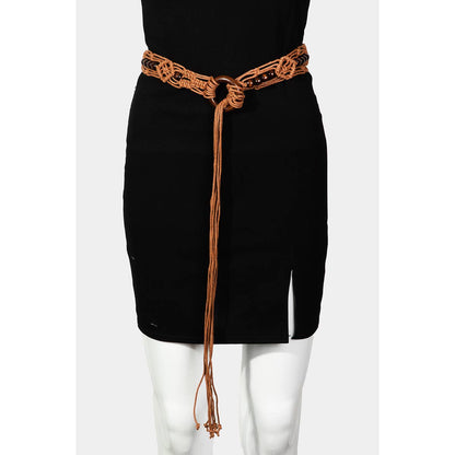 Collections by Fame Accessories - Rope Braided Boho Belt