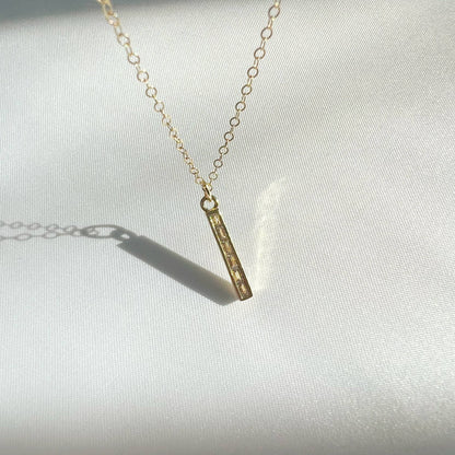 True by Kristy Jewelry - Lila CZ Necklace Gold Filled