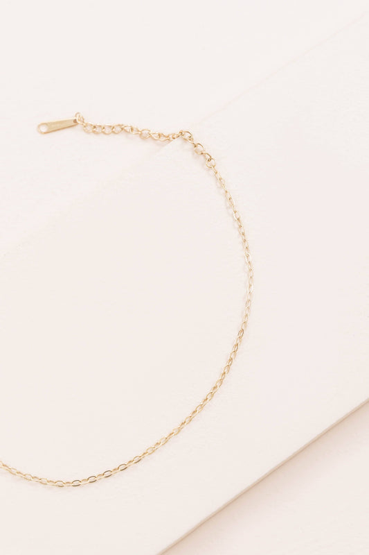 Lovoda - Fresh Rope Chain Anklet | Gold
