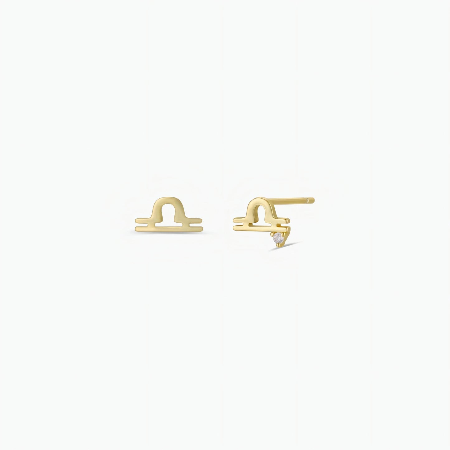 JaxKelly - Zodiac Gold Earrings - Libra