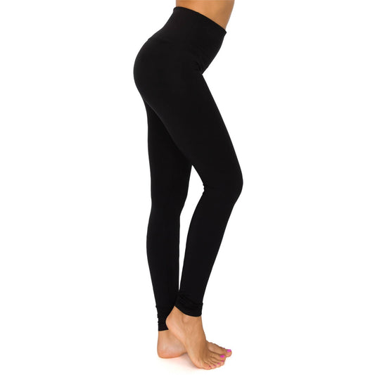 Leggings Depot - 5" Yoga Band Premium Solid Activewear Leggings