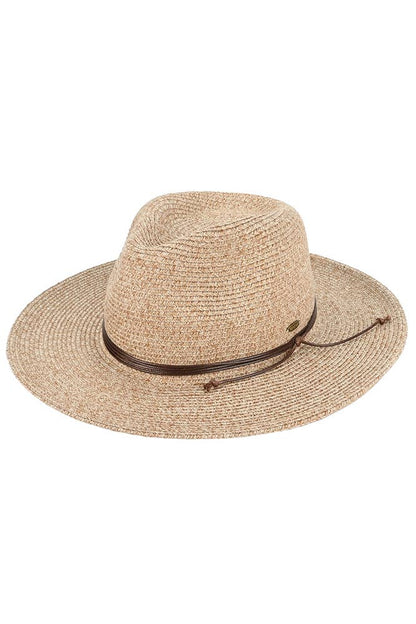 Hana - C.C String Trim Band Panama Sun Hat