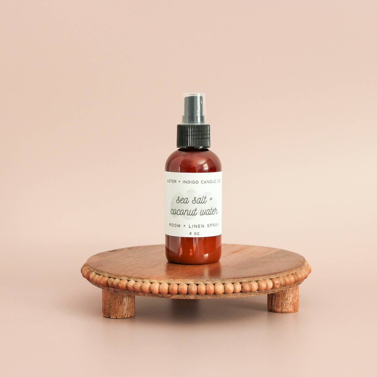Aster + Indigo Candle Co. - Sea Salt + Coconut Water | Room + Linen Spray | 4oz