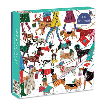Chronicle Books - Winter Dogs 500 Piece Puzzle
