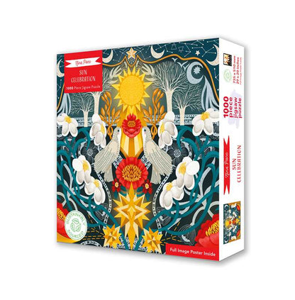 Simon & Schuster - Adult Sustainable Jigsaw Puzzle Nina Pace: Sun Celebration by
