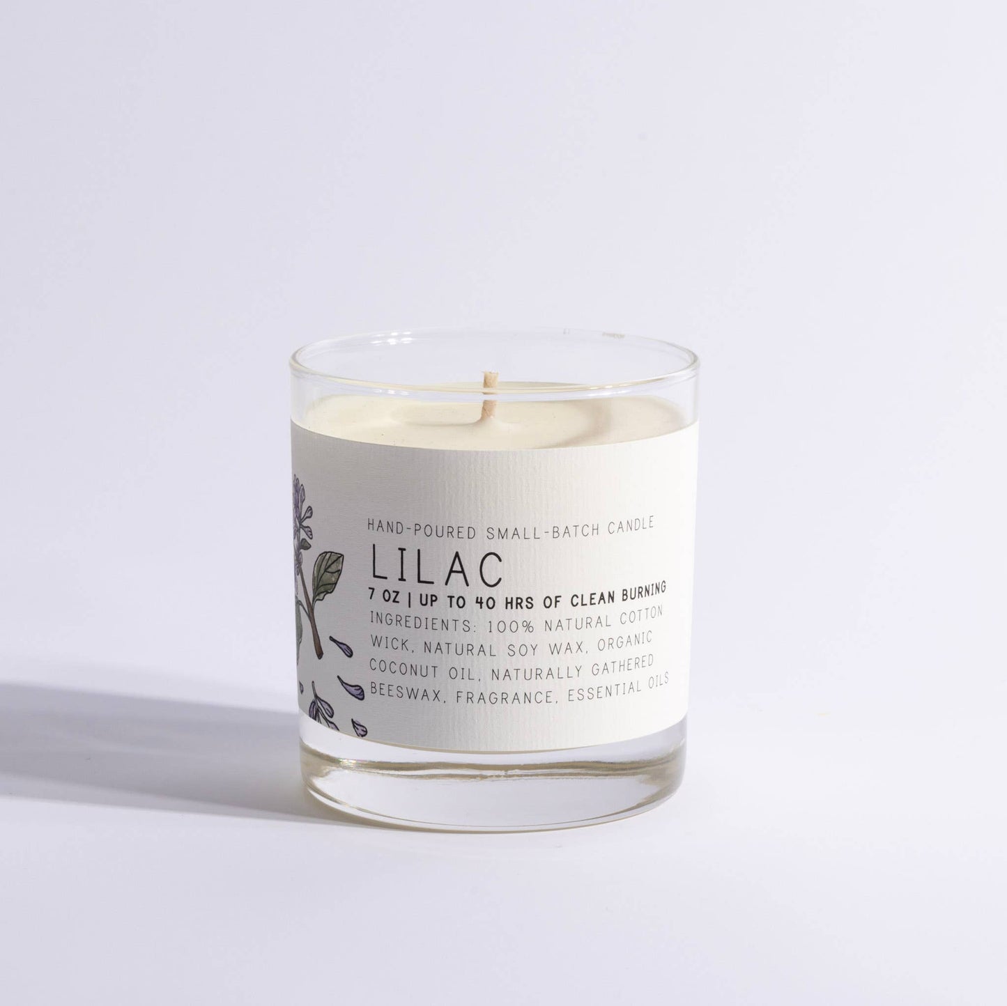 Just Bee - Lilac - Medium Glass - Just Bee Candle