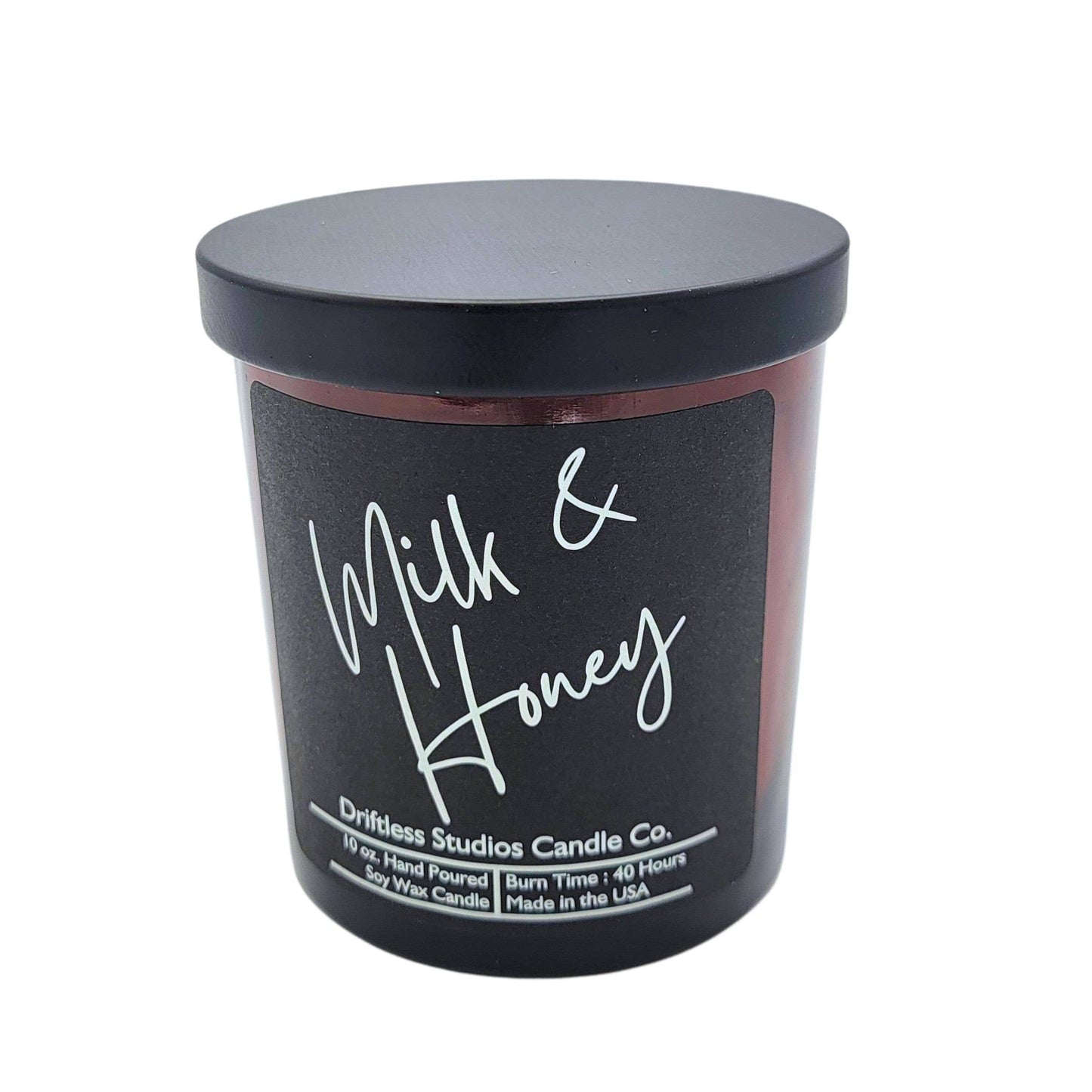 Driftless Studios - Milk and Honey Soy Candles - 10oz Candle With Lid