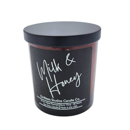 Driftless Studios - Milk and Honey Soy Candles - 10oz Candle With Lid