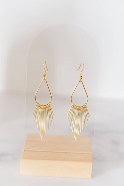 Bella Rey jewelry - The Everleigh 18k gold plated earring- hypoallergenic