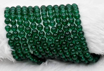 Soothing Crystals - Green Jade Round Beads, 4, 6, 8, 10mm Project Crystal Beads