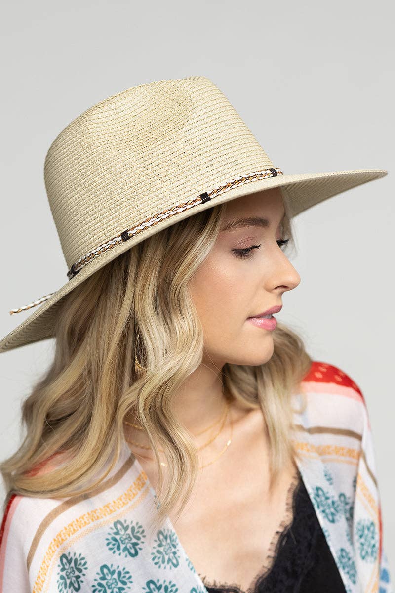 Urbanista - Braided Double Band Panama Hat