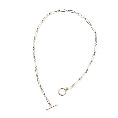 Aili's Corner - 18K STAINLESS STEEL TOGGLE CHAIN NECKLACE