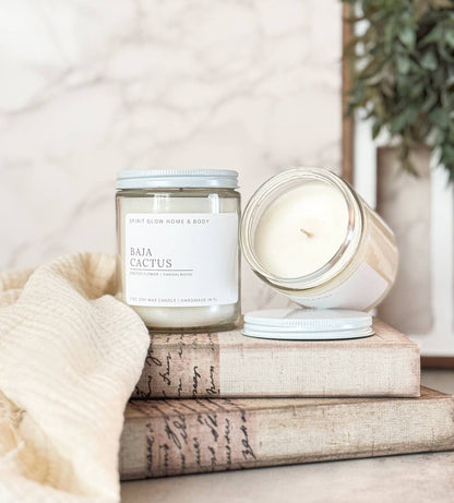 Spirit Glow Home & Body Essentials - Baja Cactus - 7oz. Soy Wax Candle