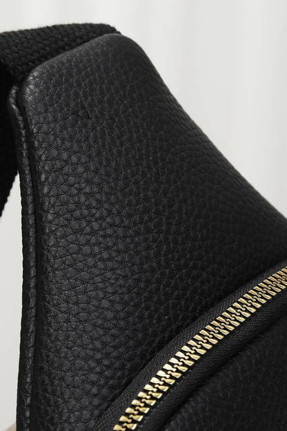 Hana - Solid PU Sling Bag