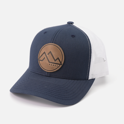 Range Leather Co. - Range Mountain Hat | Leather Patch Trucker Hat