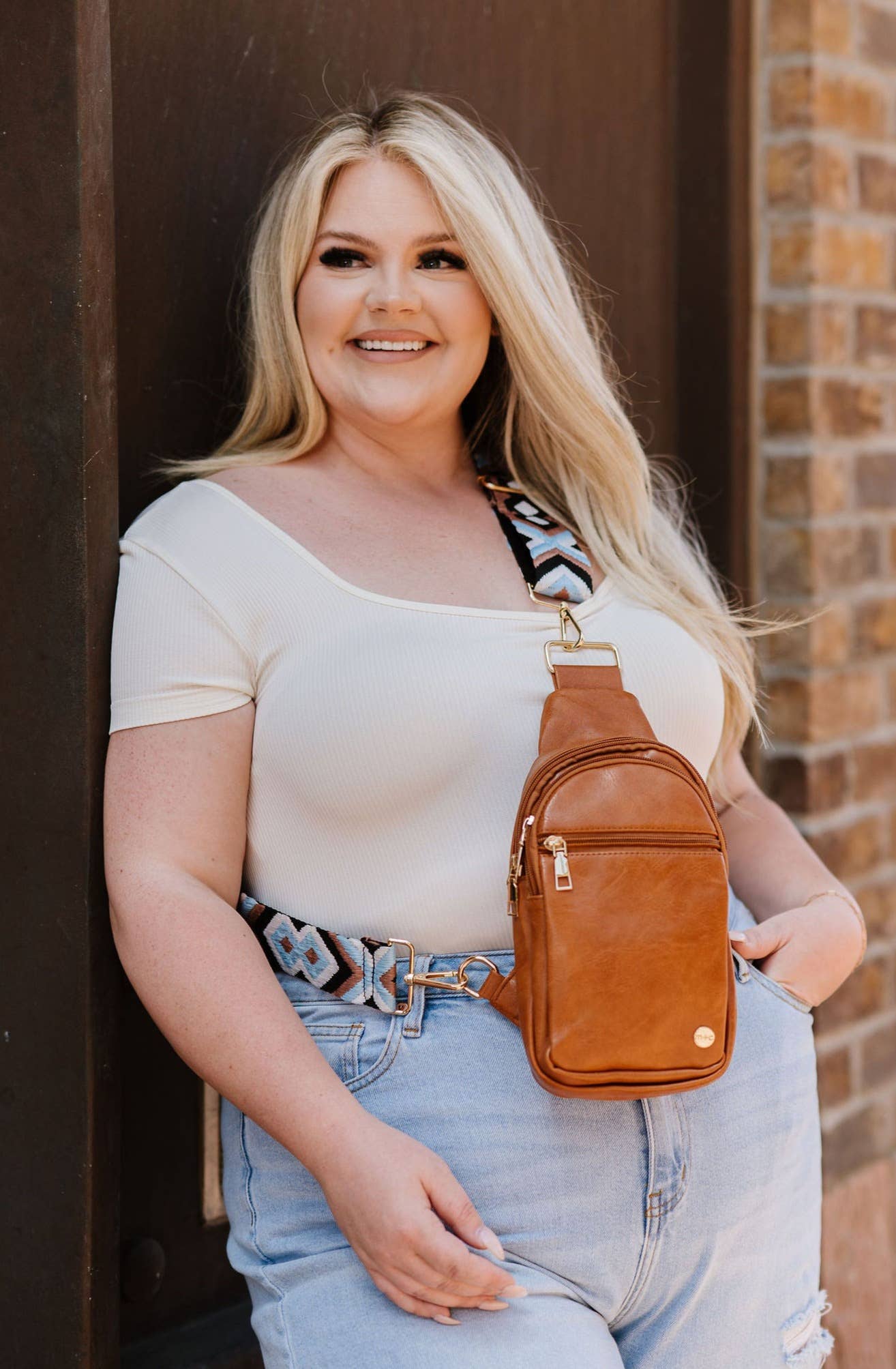 modern and chic - Page Convertible Crossbody Travel Satchel Passport Sling